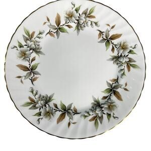 Royal Adderley Aracdia Bone China England 8" Salad Luncheon Plate Floral